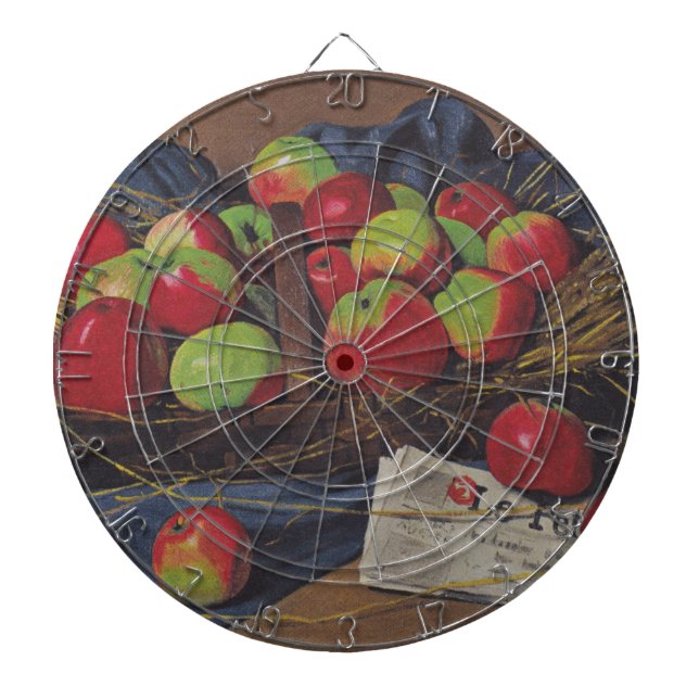 Äpfel (von Félix Vallotton) Dartscheibe (vorne)