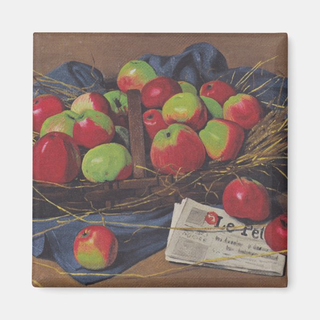 Äpfel (von Félix Vallotton) Magnet (Vorne)