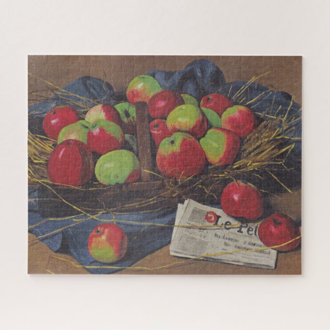 Äpfel (von Félix Vallotton) Puzzle (Horizontal)