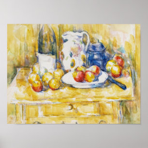 Äpfel von Paul Cézanne auf einem Sideboard (1900–1 Poster
