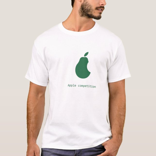 Apfel Wettbewerbbirne T-Shirt (Vorderseite)