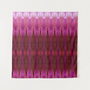 Äpfel X 1974 Ikat 3 Wandteppich