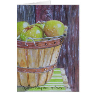 "Äpfel, zum des Zuhause zu holen"