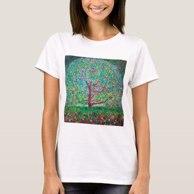 Apfelbaum, Gustav Klimt T-Shirt (Vorderseite)