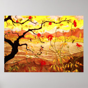 Apfelbaum mit roten Früchten - Paul Ranson Kunstwe Poster
