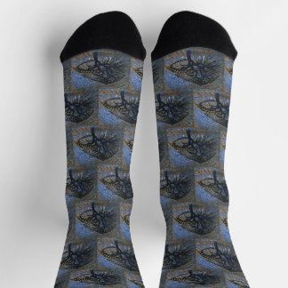 Apfelbaum, pointillistische Version von Piet Mondr Socken