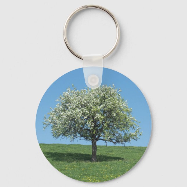 Apfelbaum Schlüsselanhänger (Vorderseite)