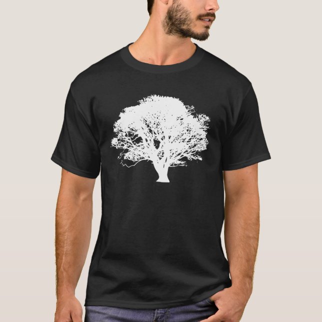 Apfelbaum-Silhouette T-Shirt (Vorderseite)
