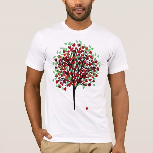Apfelbaum-T-Shirt T-Shirt (Vorderseite)
