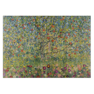 Apfelbaum von Gustav Klimt, Vintage Art Nouveau Schneidebrett