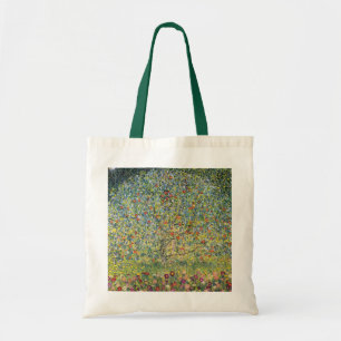 Apfelbaum von Gustav Klimt, Vintage Art Nouveau Tragetasche