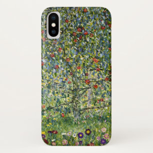 Apfelbaum von Gustav Klimt Vintage iPhone X Hülle