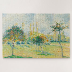 Apfelbäume, Herbsteffekt von Camille Pissarro Puzzle