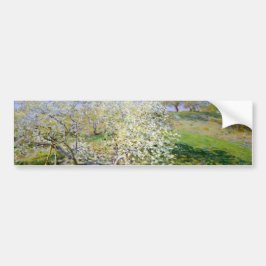 Apfelbäume in Bloom (von Claude Monet) Autoaufkleber