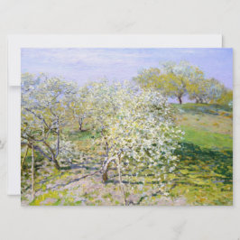 Apfelbäume in Bloom (von Claude Monet) Karte