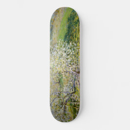 Apfelbäume in Bloom (von Claude Monet) Skateboard