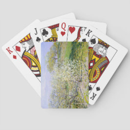 Apfelbäume in Bloom (von Claude Monet) Spielkarten