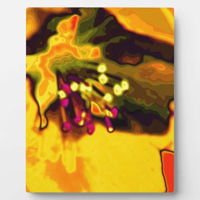 Apfelblüte Fotoplatte (Vorderseite)