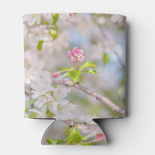 Apfelblüte - Schönheit Dosenkühler (Rückseite)