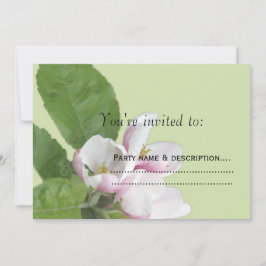 Apfelblüten Blume Party Einladung