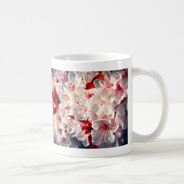Apfelblüten Frühlingsblüte Tasse (Rechts)
