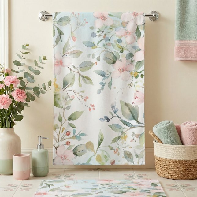 Apfelblüten inspiriert badehandtuch (Von Creator hochgeladen)