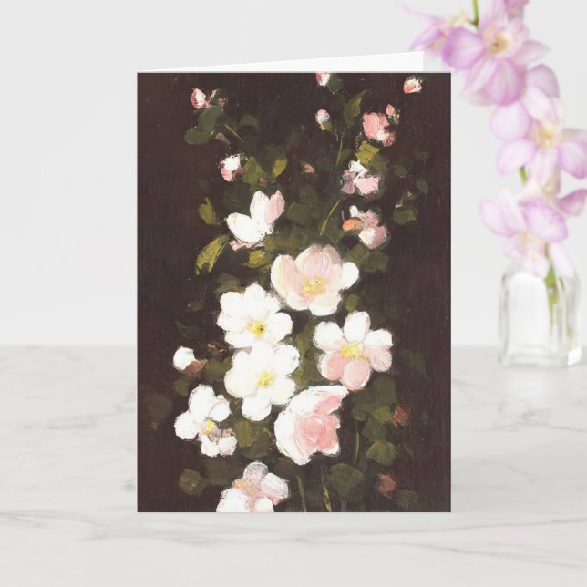 Apfelblüten  karte (Orchidee)