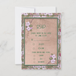 Apfelblüten - RSVP-Karte RSVP Karte