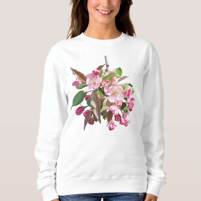 Apfelblüten Sweatshirt (Vorderseite)
