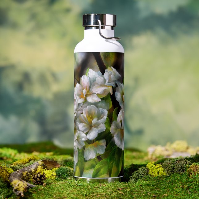 Apfelblüten Trinkflasche (Außenbereich)