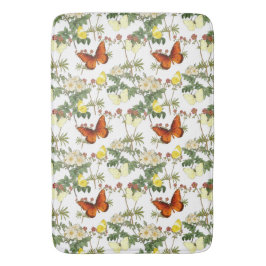 Apfelblüten und Schmetterlinge Bilder des Kulturer Badematte