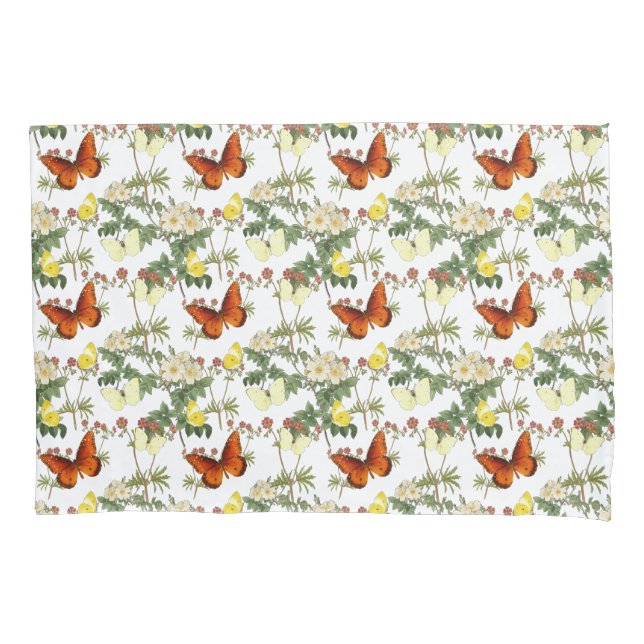 Apfelblüten und Schmetterlinge Bilder des Kulturer Kissenbezug (Vorderseite)