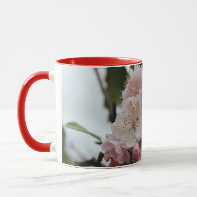 Apfelblütenfeder ist hier tasse (Links)