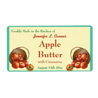 Apfelbutterfräse - Lebensmitteletikett