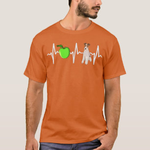 Apfeldraht für Terrier Heartbeat T-Shirt