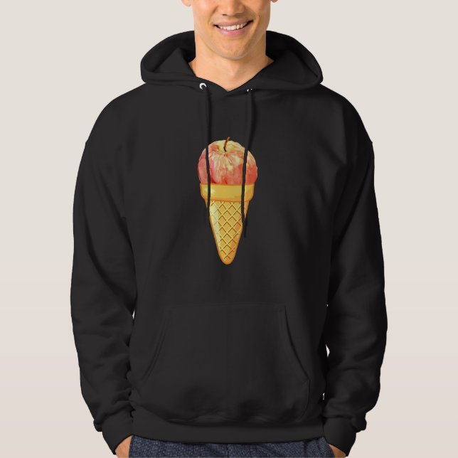 Apfeleis und Eiscremesammlung 1 Hoodie (Vorderseite)