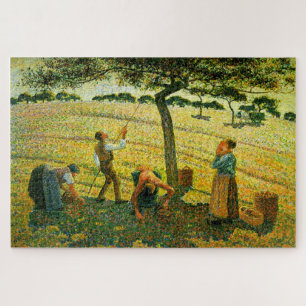Apfelernte in Eragny von Pissarro-Edition 2 Puzzle