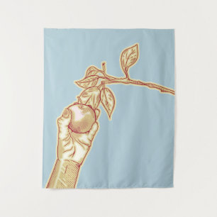 Apfelernte Wandteppich