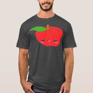 Apfelform mit niedlicher Frucht T-Shirt