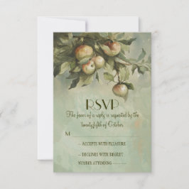 Apfelgarten Hochzeit RSVP-Karten RSVP Karte