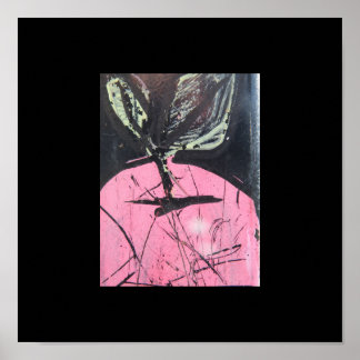 Apfelgraffiti Poster