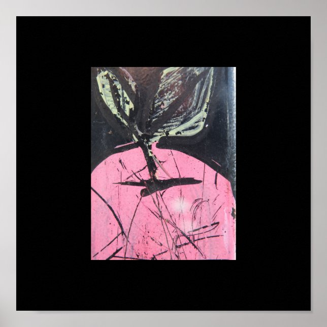 Apfelgraffiti Poster (Vorne)