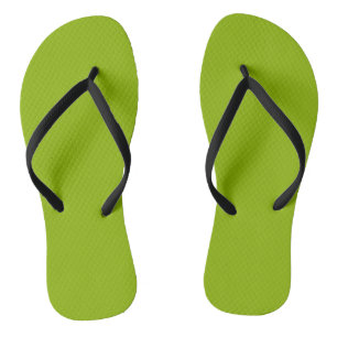 Apfelgrün (einfarbig)  flip flops