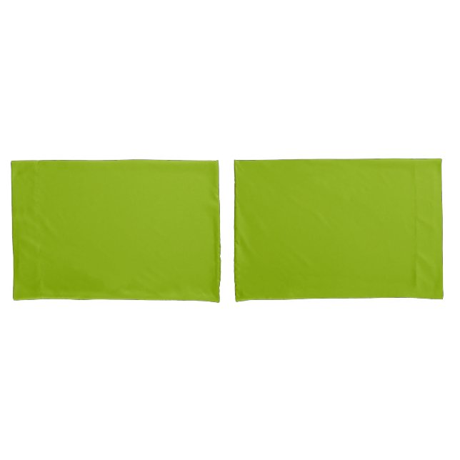 Apfelgrün (Vollfarbe)  Kissenbezug (Vorderseite-Set)