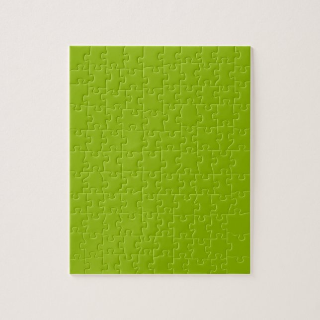 Apfelgrün (Vollfarbe)  Puzzle (Vertikal)