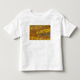 Apfelhahn in der Herbstfarbe in 2 Kleinkind T-shirt