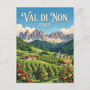 Apfelhaine Val di Non Italien Postkarte