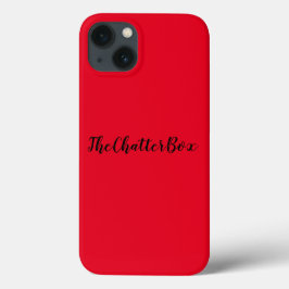 Apfelhandy 13 Case CHATTERBOX Kunst und Design
