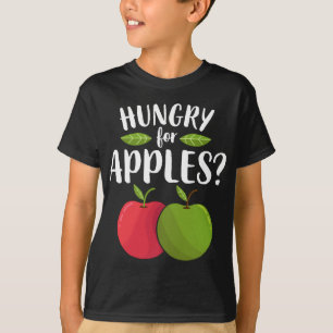 Apfelhungrig für Äpfel Funny Fruit Lover Vegan Ve T-Shirt