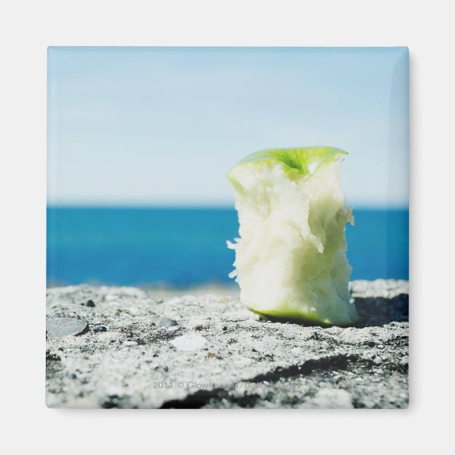 Apfelkern im Schmutz Magnet (Vorne)